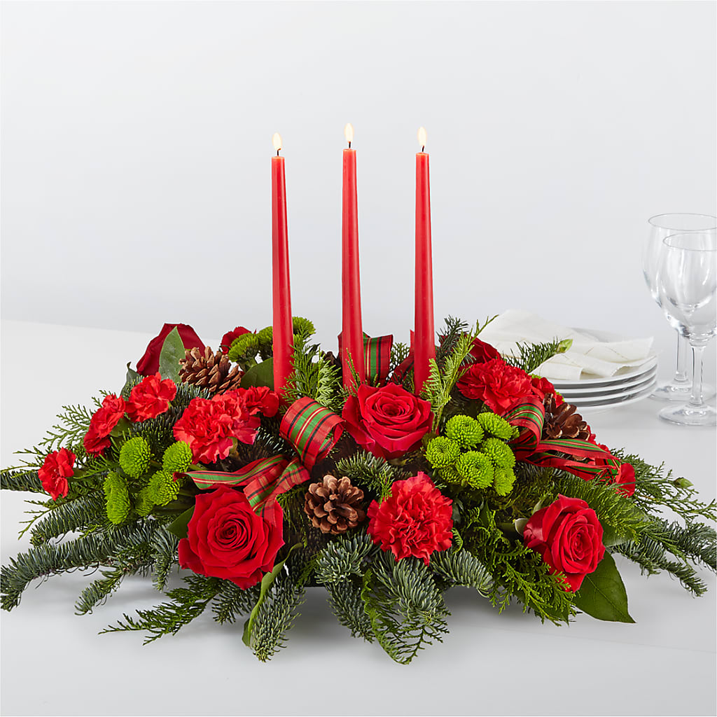 By the Candlelight Centerpiece – KIMBERLY'S FLORAL, Dallas PA