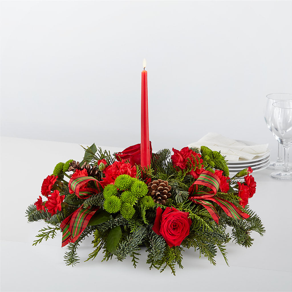 By the Candlelight Centerpiece – KIMBERLY'S FLORAL, Dallas PA