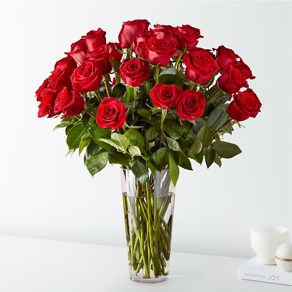 Long Stem Red Rose Bouquet – KIMBERLY'S FLORAL, Dallas PA