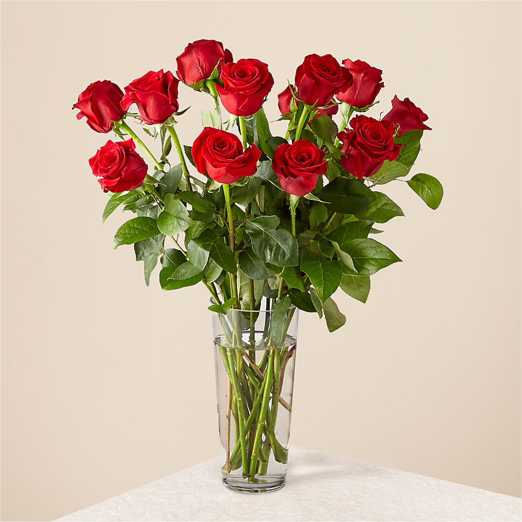 Long Stem Red Rose Bouquet – KIMBERLY'S FLORAL, Dallas PA
