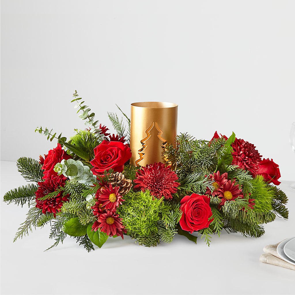 Toast the Season Centerpiece – KIMBERLY'S FLORAL, Dallas PA