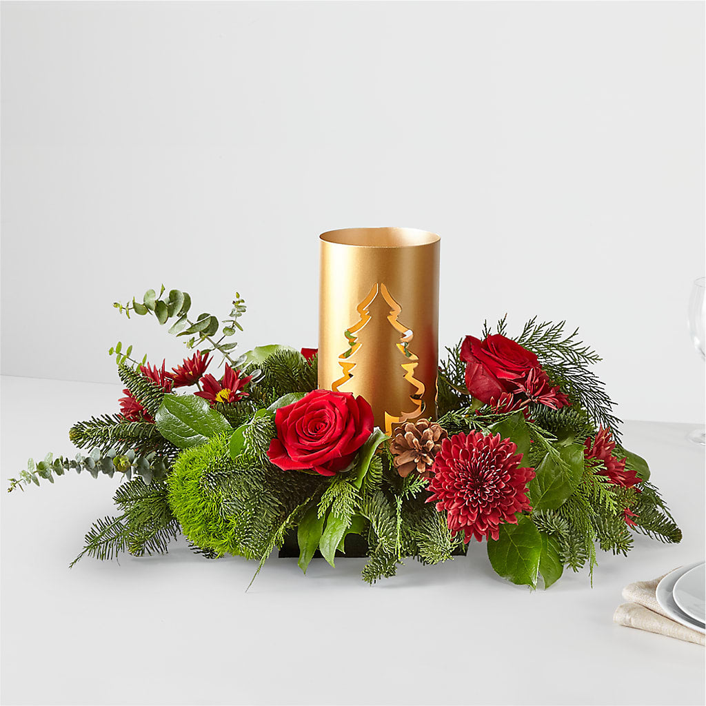 Toast the Season Centerpiece – KIMBERLY'S FLORAL, Dallas PA