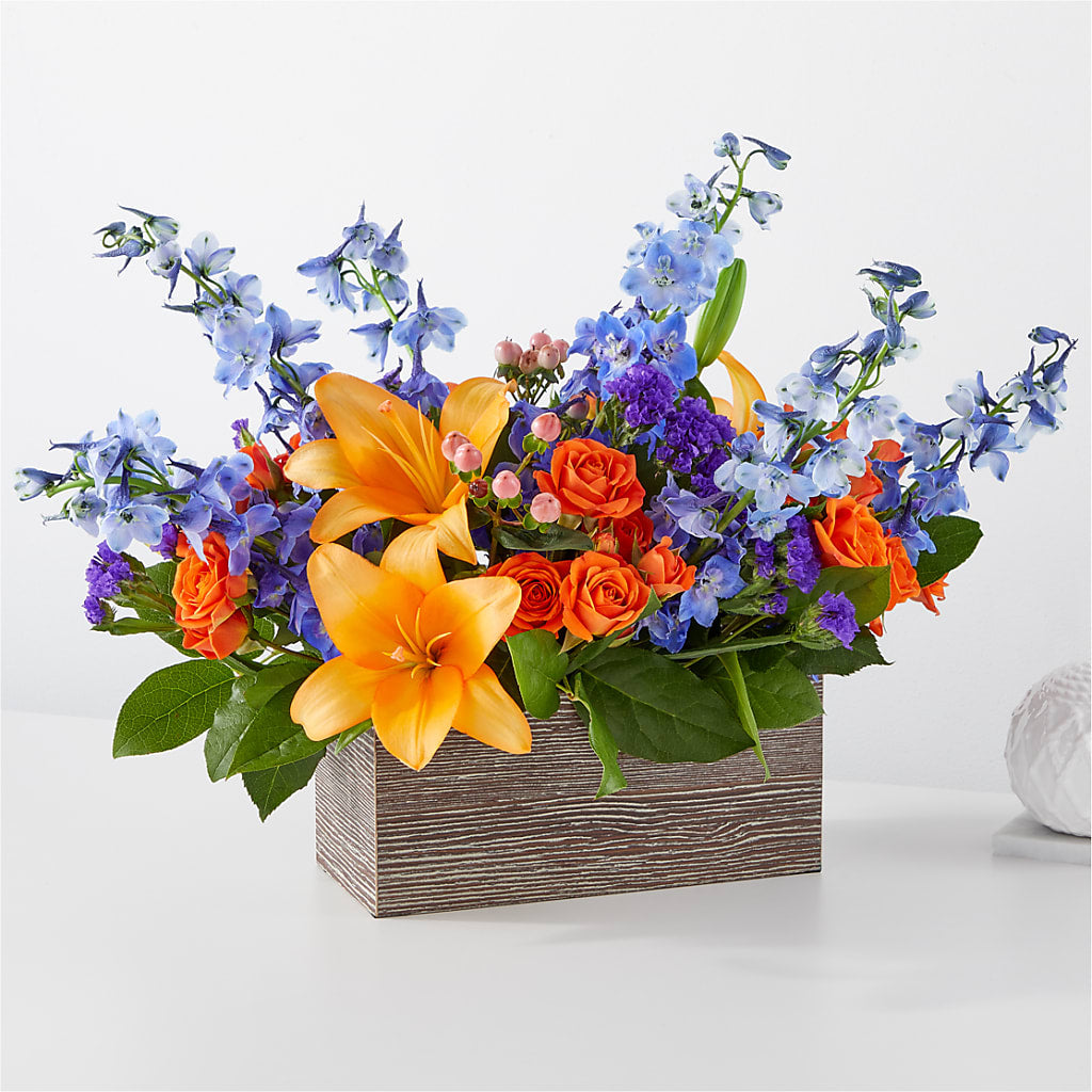 Radiant Citrus Box Bouquet – KIMBERLY'S FLORAL, Dallas PA