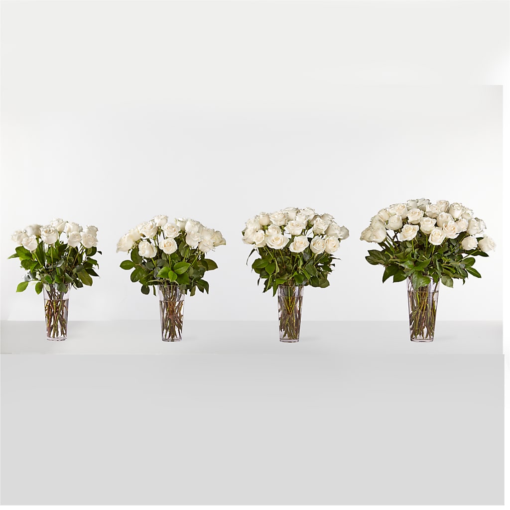 Long Stem White Rose Bouquet – KIMBERLY'S FLORAL, Dallas PA