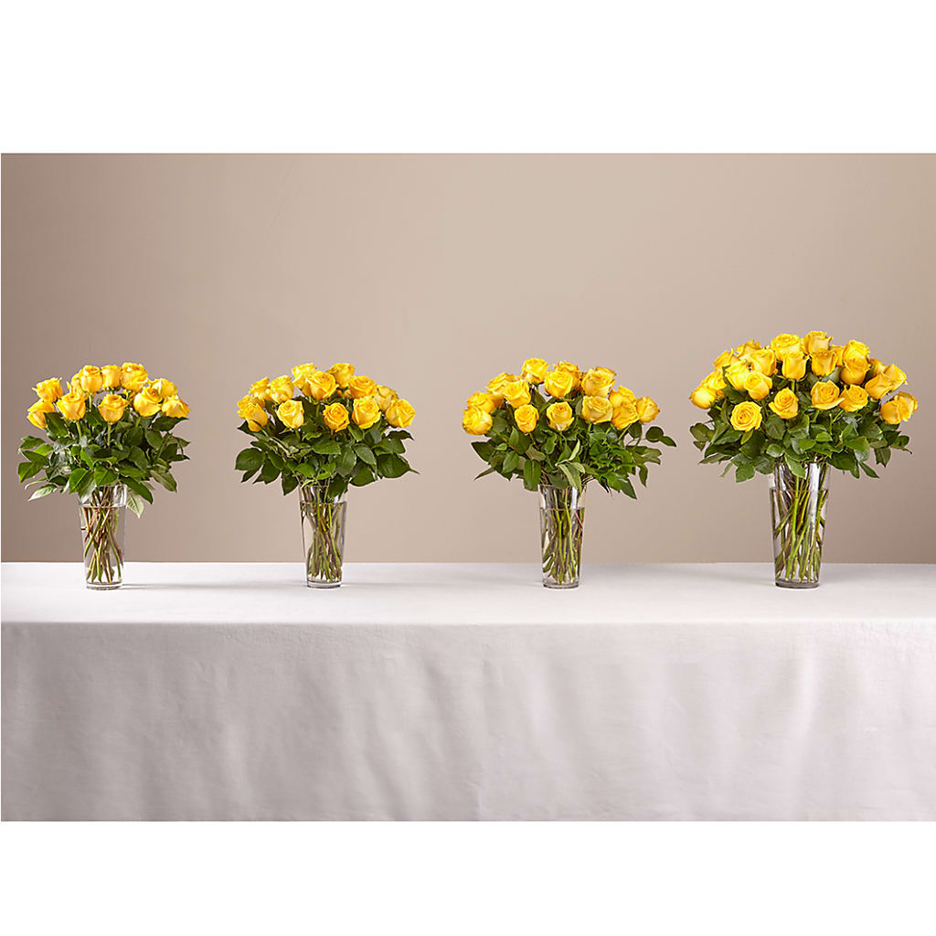Long Stem Yellow Rose Bouquet – KIMBERLY'S FLORAL, Dallas PA