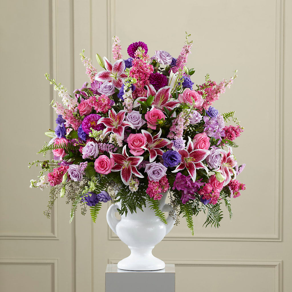 Peaceful Tribute Arrangement – KIMBERLY'S FLORAL, Dallas PA