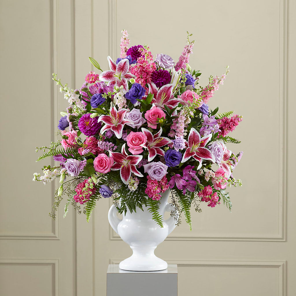 Peaceful Tribute Arrangement – KIMBERLY'S FLORAL, Dallas PA