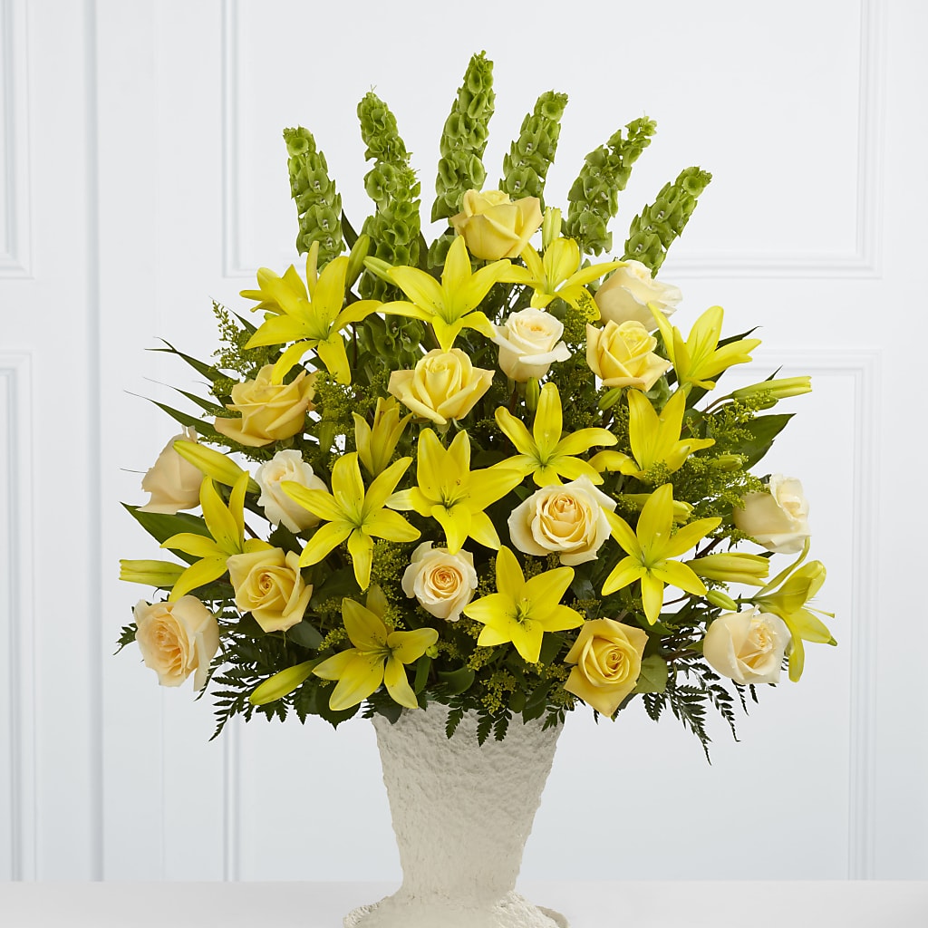 Golden Memories Arrangement – KIMBERLY'S FLORAL, Dallas PA