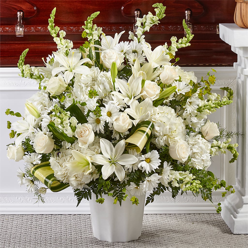 Thoughts of Tranquility Floor Basket – KIMBERLY'S FLORAL, Dallas PA