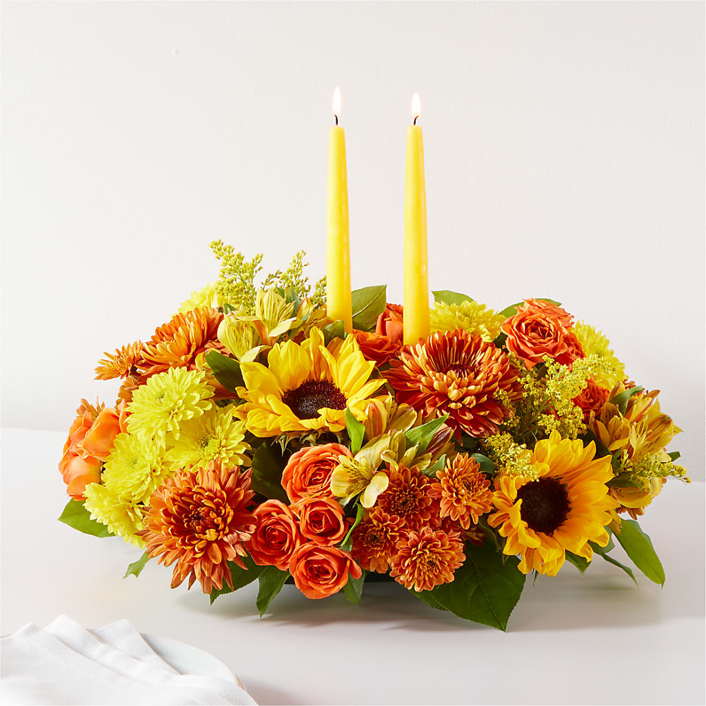 Autumn Harmony Centerpiece – KIMBERLY'S FLORAL, Dallas PA