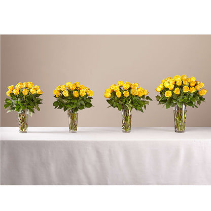 Long Stem Yellow Rose Bouquet – KIMBERLY'S FLORAL, Dallas PA