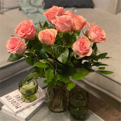Long Stem Pink Rose Bouquet – KIMBERLY'S FLORAL, Dallas PA