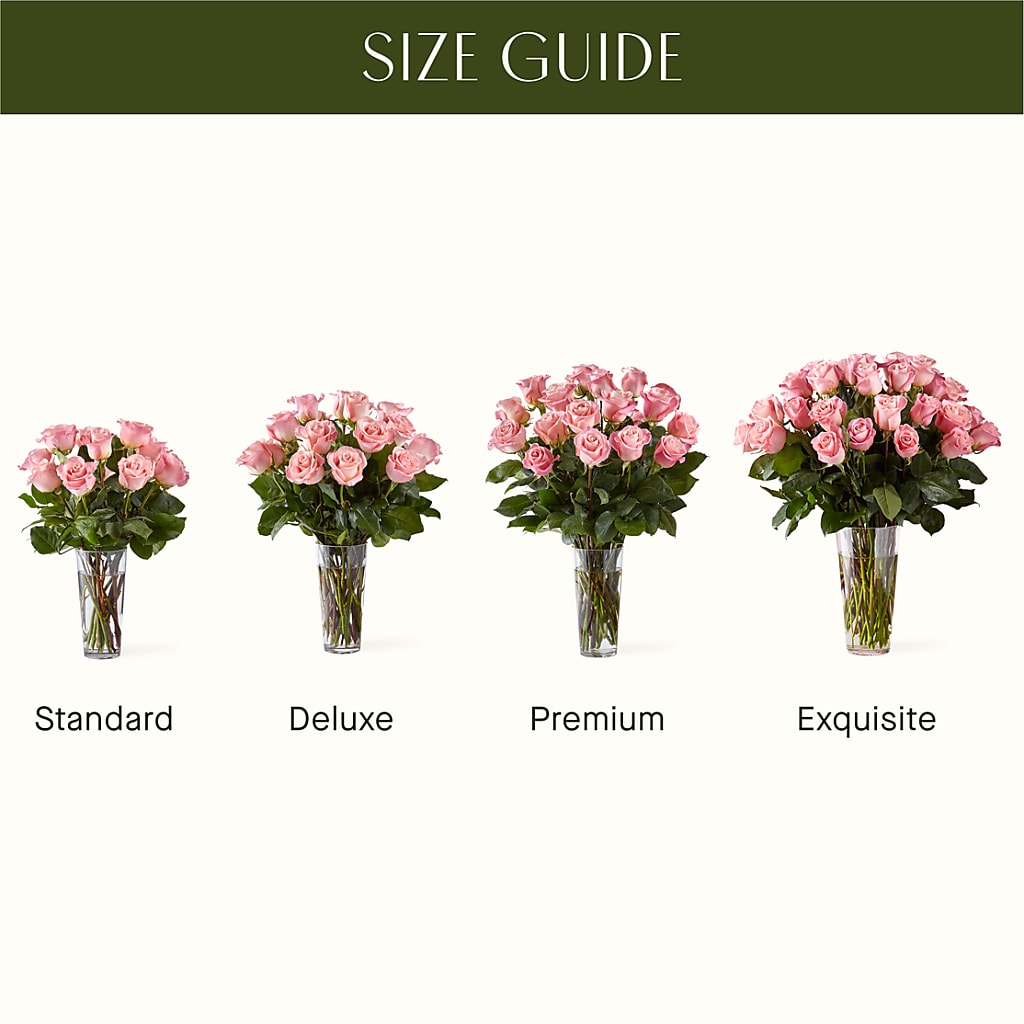 Long Stem Pink Rose Bouquet – KIMBERLY'S FLORAL, Dallas PA