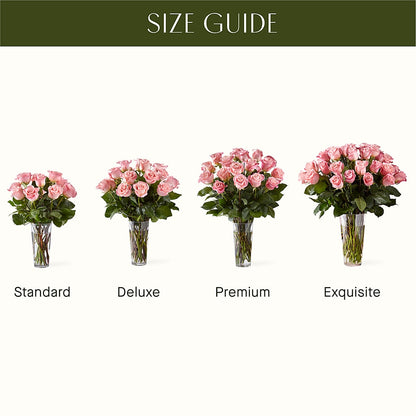 Long Stem Pink Rose Bouquet – KIMBERLY'S FLORAL, Dallas PA